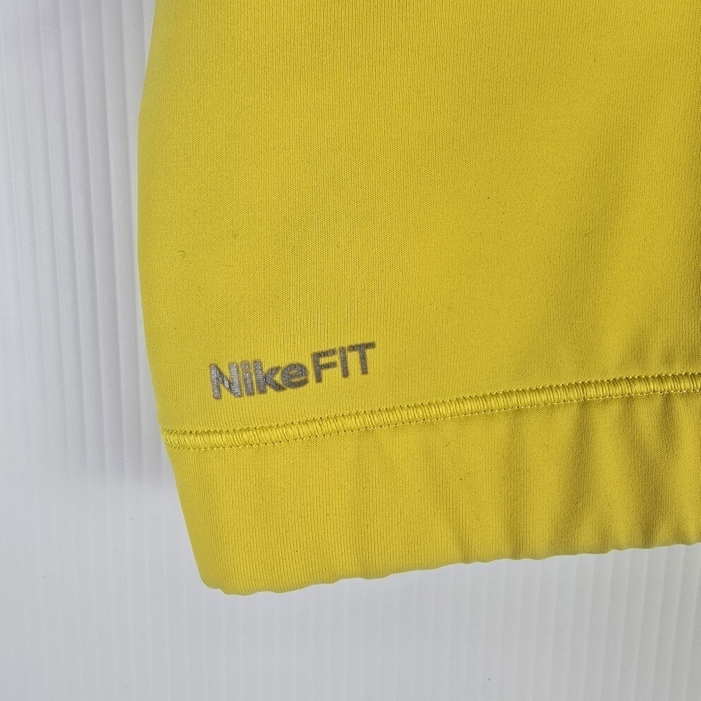 Nike Women's Gold Racerback Sports Bra Athlete Exercise Athleisure Size L - Picture 3 of 7